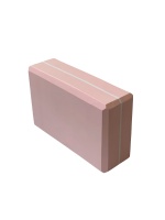 Йога блок полумягкий (светло розовый) 223х150х76мм., из вспененного ЭВА E39131-40
